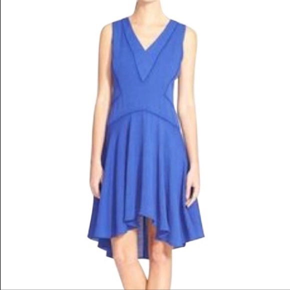 Rebecca Taylor Cobalt Mini Dress Size 2 - Picture 1 of 6